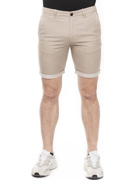 Narroshy 123 Ανδρική Βερμούδα Chino Μπεζ