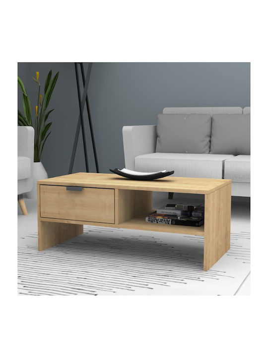 Megapap Kaffeetische Zentral Holz Natur Eiche M...