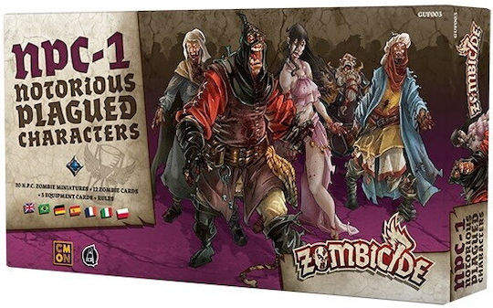 Game Expansion Zombicide NPC-1 for 1-6 Players 10+ Years Old (PL) Portal Games