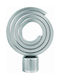 Central Home Terminal Cap Curtain wood end Silver 1pcs