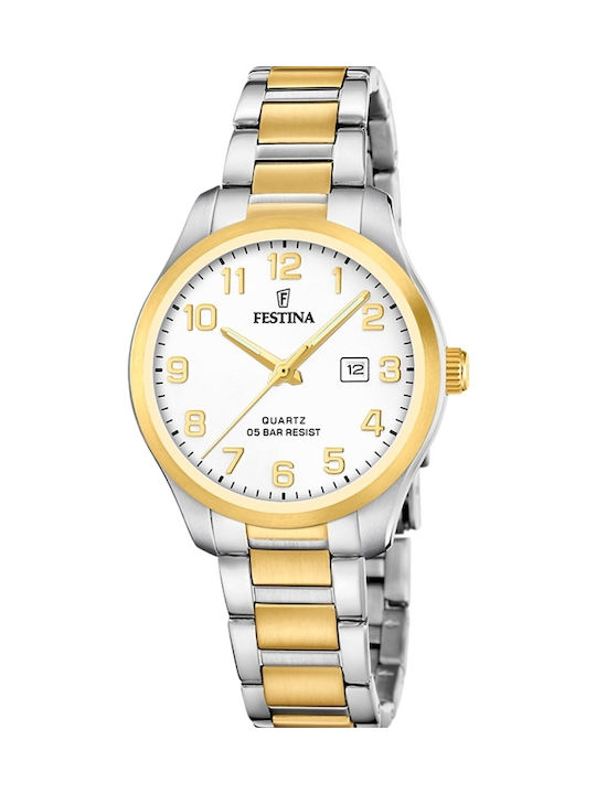 Festina Men's Watch 34mm Battery with Silver Me...