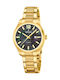 Festina Men's Watch 34mm Battery with Gold Metal Bracelet