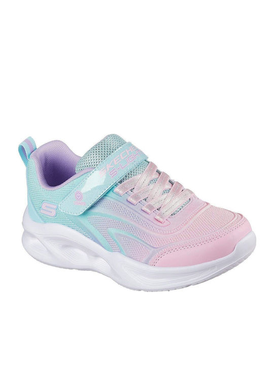 Skechers Kids Sneakers with Scratch Blue