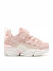 Kids Sneakers with Scratch Pink