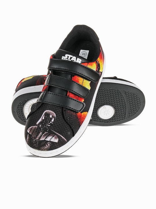 Kids Sneakers with Scratch Black