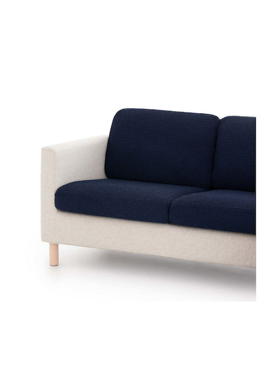 Sofazip Elastic Cover for Three Seater Sofa Navy Blue 185εκ. 1pcs SZCUSHBLEUM