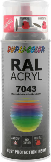 Dupli Color Spray Primer Acrylic High Temperature Gray RAL 7043 400ml