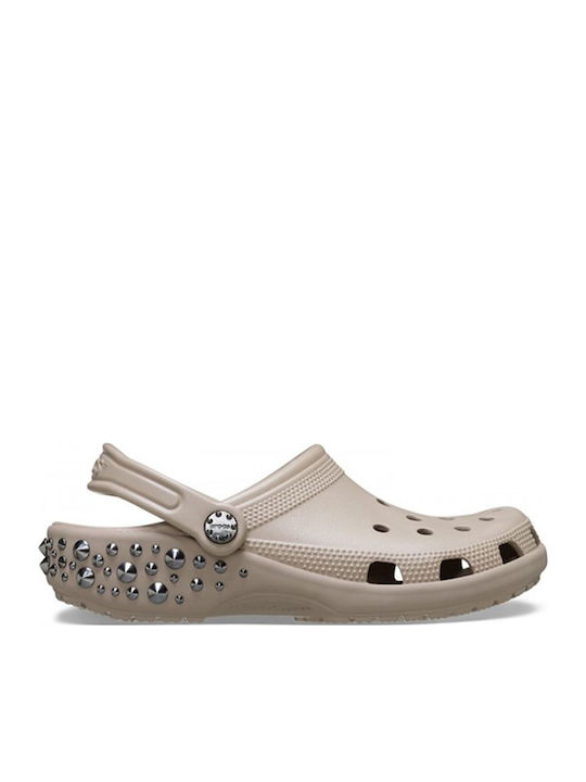 Crocs Classic Ανδρικά Ανατομικά Σαμπό Μπεζ