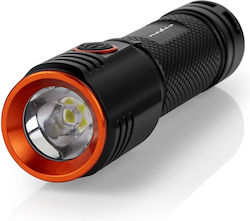 Nedis LED Flashlight 20W 2000lm IPX6 Range 180m Rechargeable USB-C Black Nedis LED Flashlight 20W 2000lm IPX6 Range 180m Rechargeable USB-C Black