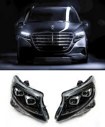Carner Μπροστινά Φανάρια Led για Mercedes-Benz Vito 2τμχ
