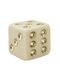 Decorativ Polyresin Zar Crem Auriu 12x12x12 Cm