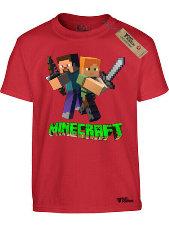 Takeposition Παιδικό T-shirt Κόκκινο H-cool
