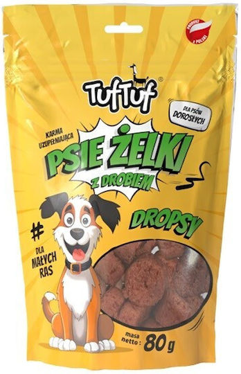 Tuf Tuf Psie Żelki Dropsy Drobiowe Dog Treat Diet with Poultry 80gr