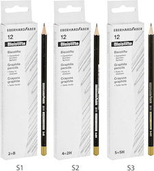 Μολύβι Μαύρο Extra Νο2=β No4=2h Νο5=5h Πακ=12τεμ Faber 511101 511112 511115 S3