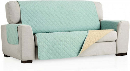 Sofazip Husă Elastică Canapea cu patru locuri Mint-beige 220εκ. 1buc SZMATMINTBE