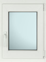 Ανοιγόμενο Παράθυρο PVC Π52xΥ60cm