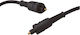 Force Power Toslink Flexible Molded Fiber Optic Audio Cable 1.2 M Black