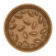 Madpet Plastic Slow Feeder Bowl for Dog & Cat 1.43lt 21cm in Brown Color