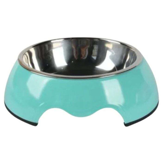 Nunbell Pet Неръждаем Купа Храна & Вода за Куче & Котка 26см в Тюркоазен Цвят