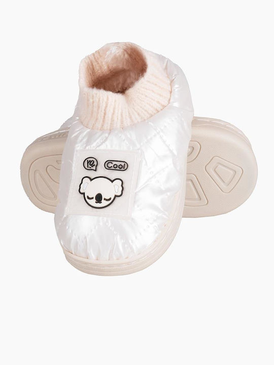 Kids Slippers Beige