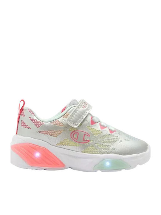 Champion Kids Sneakers with Scratch Lights Silver S33209-EM009