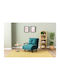 Sento Single Schlafsessel Petrol Blau 75x50x75cm
