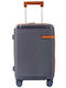 Quasar Kinder Mittlerer Reisekoffer Hartschalen Blue mit 4 Räder Höhe 64cm