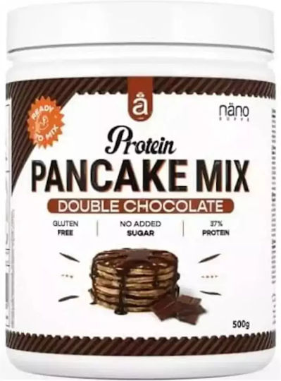 Nano Supps Protein Pancake Mix mit Geschmack Doppelte Schokolade 500gr
