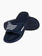 Slides in Blau Farbe