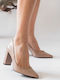 Pantofi cu toc Roz