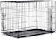 Extensibil Parc pentru Câini din Metal de Culoare Negru 107 x 69 x 76cm
