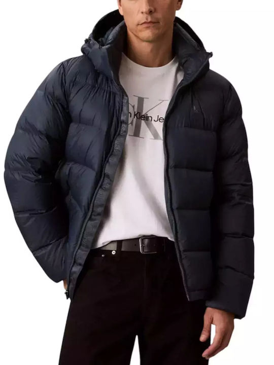 Blue Puffer Winter Jackets Calvin Klein Calvin Klein Winter Jacket