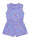 Kids' Fabric Jumpsuit Shorts/Bermudas Purple