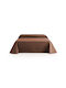 Sofazip Coverlet Queen Size Brown 230x270cm