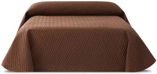 Sofazip Κουβερλί Υπέρδιπλο Brown 230x270cm