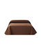 Sofazip Cuvertură Extra-dublu Maro 250x270cm