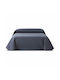 Sofazip Tagesdecke King Size Dark Gray 270x270cm