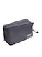 Ordinett Italy Toiletry Bag Cosmetics 22x10x15cm 3.3lt Polyester Travel Pochette Dark Gray