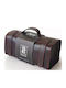1541 London Large Barrel Washbag Dark Brown Lb04