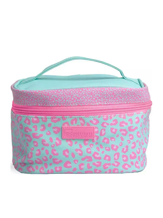Idc Institute Cosmetic Bag Νεσεσέρ Καλλυντικών 21 X 15 X 14cm Ροζ Φιστικί