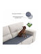 Sofazip Waterproof Elastic Cover for Five-Seater Sofa Dark Gray 90x240cm 1pcs SZTOPGRIINC