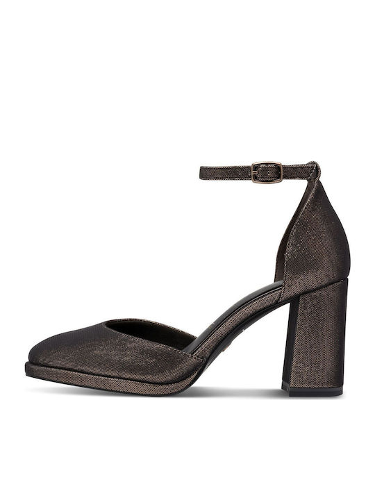 Tamaris Pumps mit Riemchen & hoher Absatz Coppe...