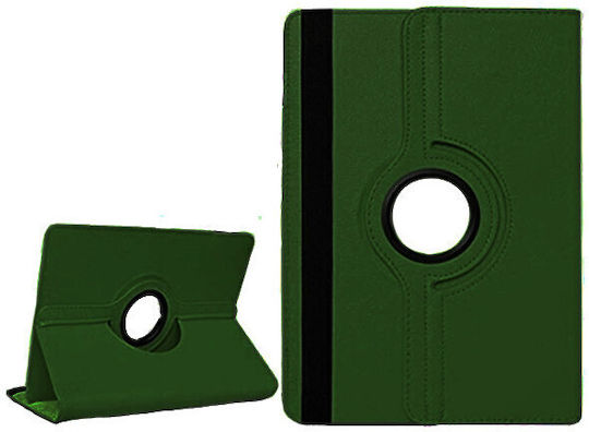 Rotating 360 Stand Case Samsung T970 X800 T730 Tab S7 Plus S8 Plus S7 FE 12.4 High Quality Dark Green