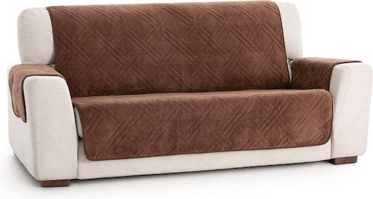 Sofazip Еластичен Калъф За 3-местен диван Brown 160εκ. 1бр SZMATVELVETMARO