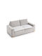 Sofazip Wasserdicht Elastische Abdeckung für Zweisitziges Sofa Weiß 110εκ. 1Stück SZTOPZAZU