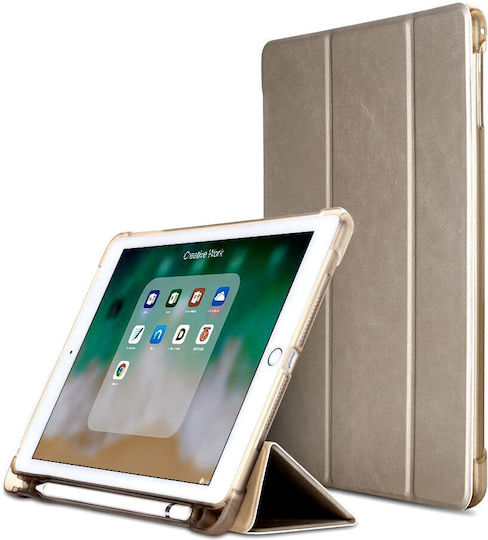 Smartcase Flip Cover Μπεζ (iPad Air 2024, Pro 11, Air 4, Air 5)