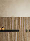 Verdi Floor Bathroom Shelf Metallic 70x9x7cm Gray