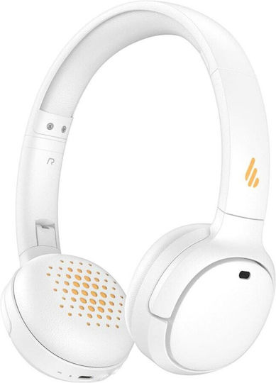 Edifier WH500 Wireless / Wired On Ear Headphones with 40 hours of Operation and Quick Charge White