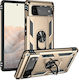 Magnetic Back Cover Silicon Magnetic Auriu (Google Pixel 6)