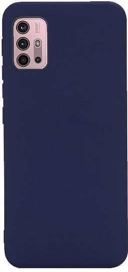 G10 Power Umschlag Rückseite Silikon Marineblau (Moto G10Nokia G20)